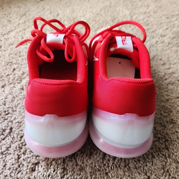 Nike Force Zoom Trout 7 Pro Red White Baseball Cleats Mens Size 9 CQ7224-602 New - Picture 3 of 6